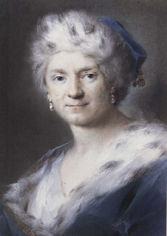 Rosalba carriera Self-Portrait as Winter France oil painting art
